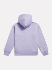 New Balance Purple Small Brush Back Logo Zip Hoodie - Image 2 of 3