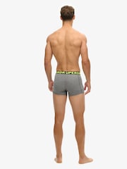 Superdry Athletic Grey/Black Stripe/Black Boxers 3 Pack - Image 7 of 7