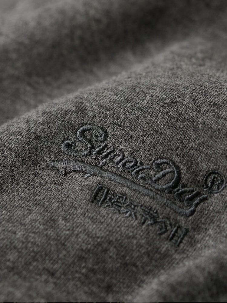 Карбон сірий мергель - Superdry Essential Logo круглий виріз Loose Fit світшот - Image 4 of 5