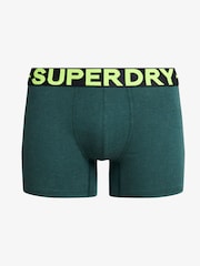 Superdry Triple Green/Neon Boxers 3 Pack - Image 2 of 6