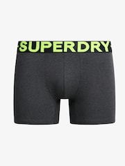 Superdry Triple Green/Neon Boxers 3 Pack - Image 3 of 6