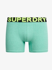 Superdry Triple Green/Neon Boxers 3 Pack - Image 4 of 6