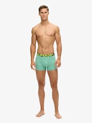 Superdry Triple Green/Neon Boxers 3 Pack - Image 5 of 6