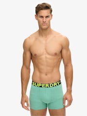 Superdry Triple Green/Neon Boxers 3 Pack - Image 6 of 6