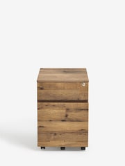 Dark Bronx Oak Effect Filing Cabinet - Image 6 of 7