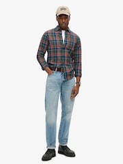 Superdry Upstate Check Multi Vintage 100% Cotton Check Shirt - Image 2 of 5