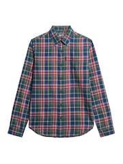 Superdry Upstate Check Multi Vintage 100% Cotton Check Shirt - Image 4 of 5