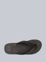 Animal Black Mens Tide Logo Flip Flops - Image 2 of 2