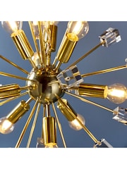 Gallery Home Brass Niro Ceiling Light Pendant - Image 4 of 8
