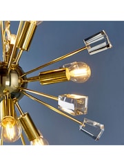 Gallery Home Brass Niro Ceiling Light Pendant - Image 5 of 8