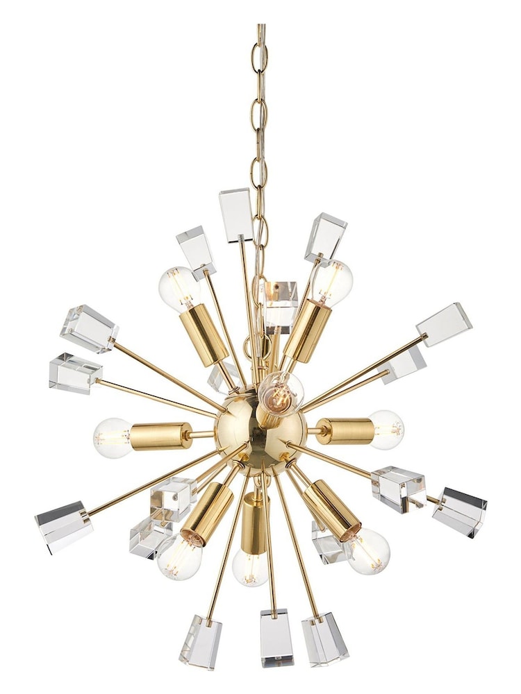 Gallery Home Brass Niro Ceiling Light Pendant - Image 8 of 8