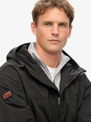 Superdry Black Surplus Nylon Hooded Bomber Jacket - Image 4 of 7