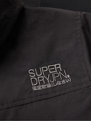 Superdry Black Surplus Nylon Hooded Bomber Jacket - Image 6 of 7