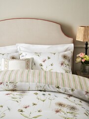 Nina Campbell Multi Dahlia Floral Duvet Cover and Pillowcase Set - Image 2 of 5