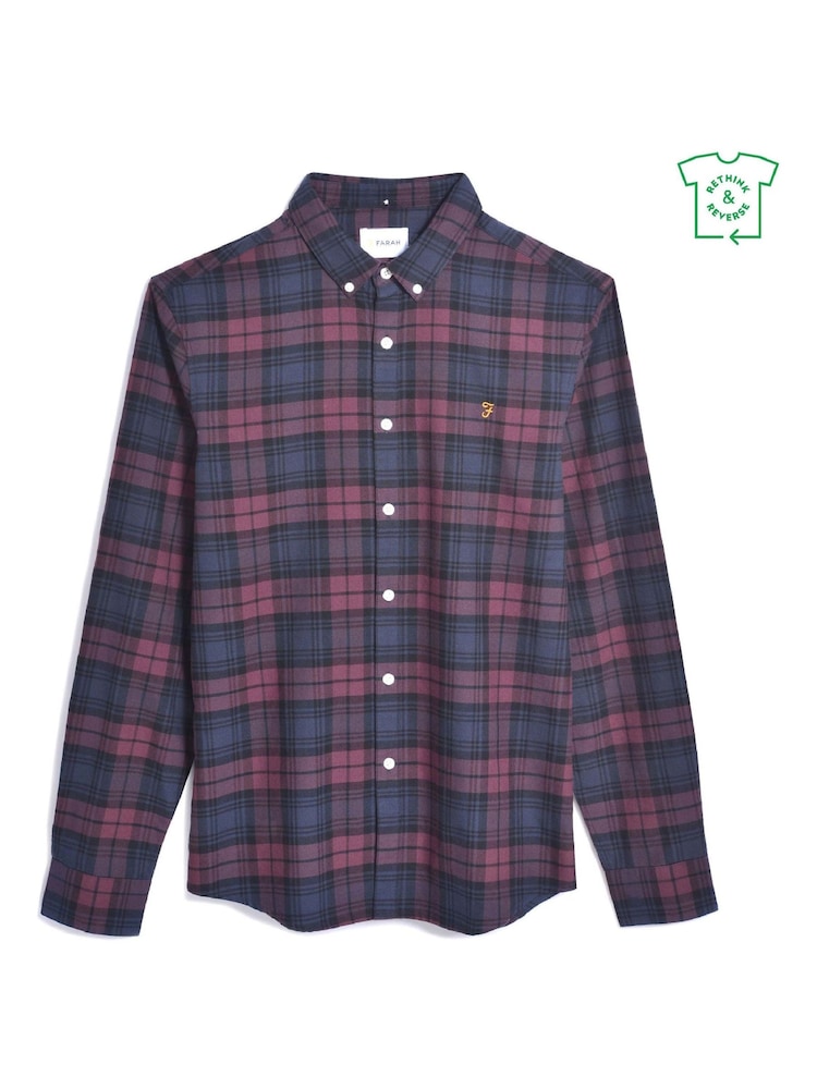 Farah Brewer Check Shirt - Image 4 of 4