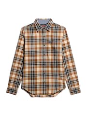 Superdry Orange Chrome Long Sleeve Lumberjack Shirt - Image 3 of 5
