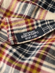 Superdry Orange Chrome Long Sleeve Lumberjack Shirt - Image 4 of 5