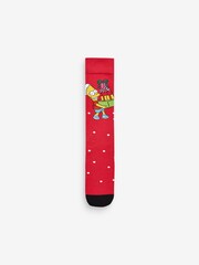 Simpsons Pattern Christmas Licence Socks 4 Pack - Image 3 of 5