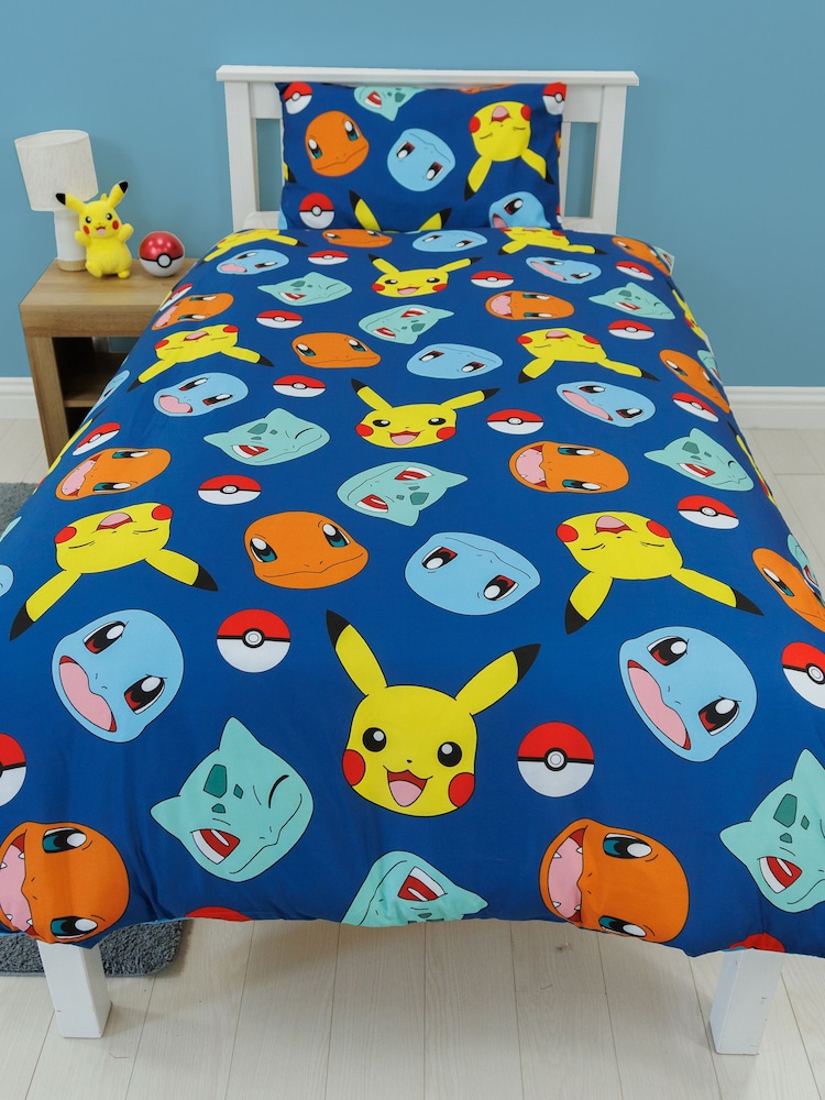 Character Blue Pokemon Single Duvet Set - Image 2 of 3