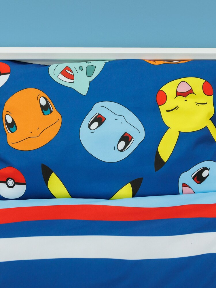 Character Blue Pokemon Single Duvet Set - Image 3 of 3