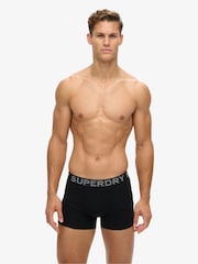 Superdry Black/Orange Boxers 3 Pack - Image 6 of 6