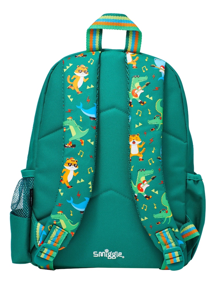 Smiggle Green Junior Lets Play Character Backpack - Image 2 of 3