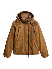 חום טבק - Superdry ז'קט רוח עם קפוצ'ון, דגם Mountain - תמונה 4 מתוך 5