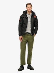 Superdry Black/Orange Hooded Mtn Winbreaker Jacket - Image 2 of 5