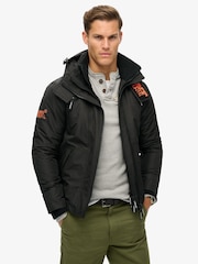 Superdry Black/Orange Hooded Mtn Winbreaker Jacket - Image 3 of 5