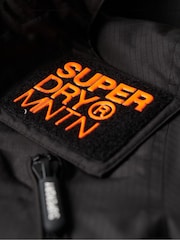 Superdry Black/Orange Hooded Mtn Winbreaker Jacket - Image 5 of 5