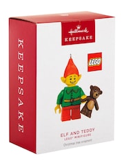 Hallmark LEGO Elf and Teddy Christmas Bauble - Image 4 of 4
