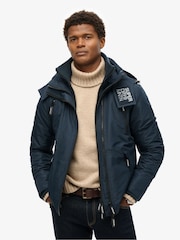 Superdry Eclipse Navy Hooded Mtn Winbreaker Jacket - Image 1 of 6
