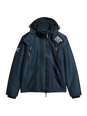 Superdry Eclipse Navy Hooded Mtn Winbreaker Jacket - Image 6 of 6