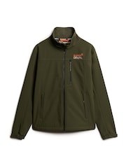 Superdry Army Khaki Softshell Trekker Track Jacket - Image 5 of 6