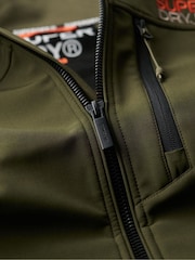 Superdry Army Khaki Softshell Trekker Track Jacket - Image 6 of 6