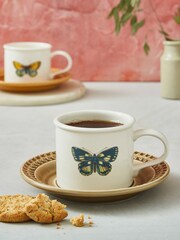 Portmeirion Green Botanic Garden Harmony Cup And Saucer - Image 1 of 6