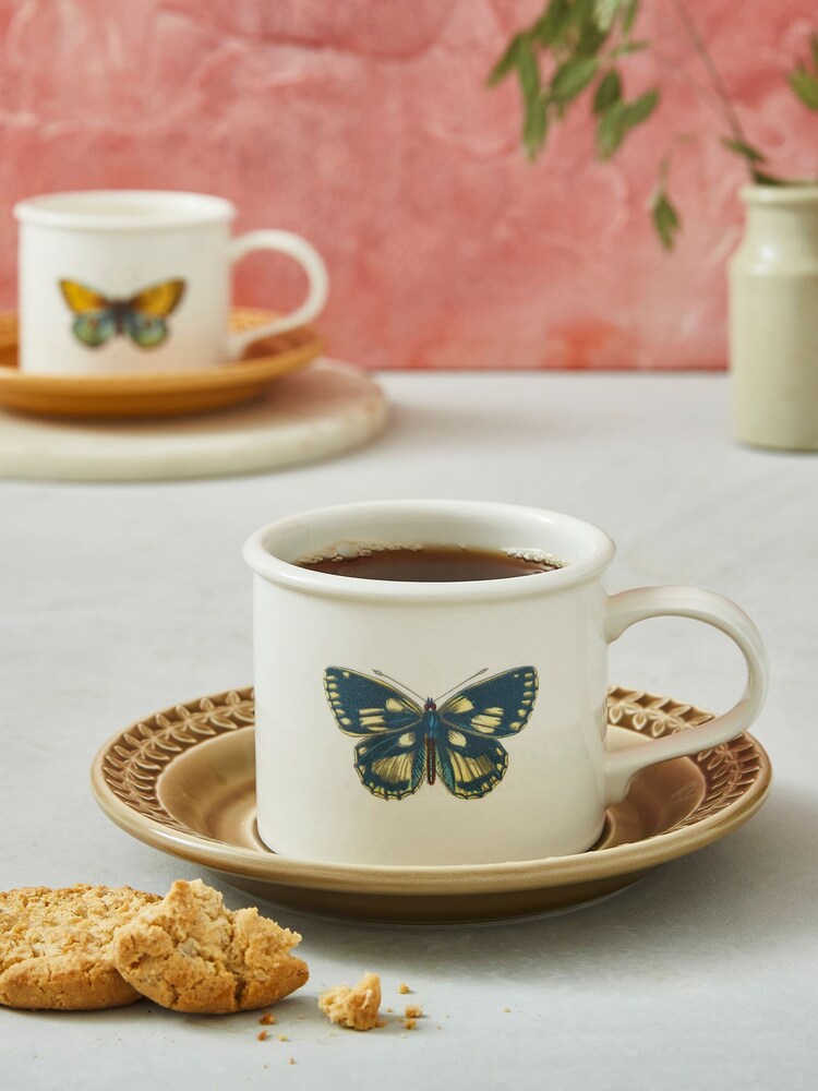 Portmeirion Green Botanic Garden Harmony Cup And Saucer - Image 1 of 6