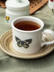 Portmeirion Green Botanic Garden Harmony Cup And Saucer - Image 2 of 6