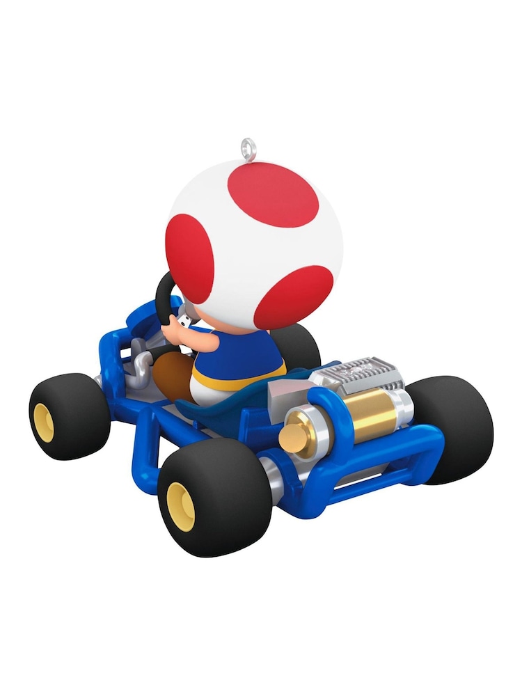 Hallmark Mario Kart Toad Christmas Bauble - Image 2 of 4 Hallmark Mario Kart Toad Christmas Bauble - Image 2 of 4