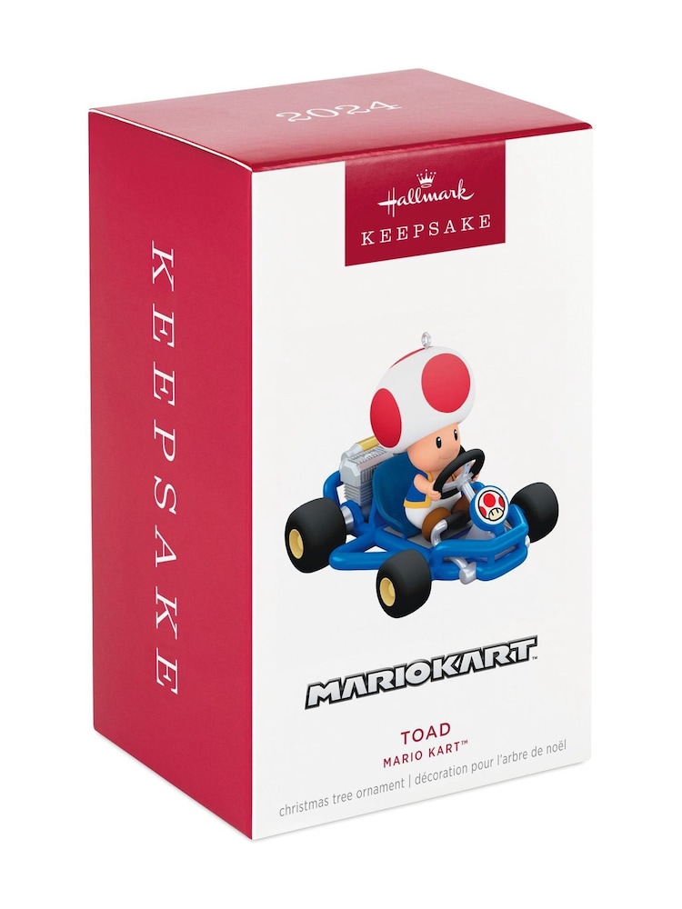 Hallmark Mario Kart Toad Christmas Bauble - Image 4 of 4 Hallmark Mario Kart Toad Christmas Bauble - Image 4 of 4