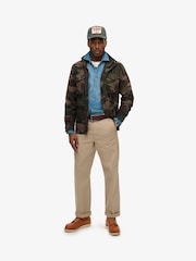 Superdry Troops Camo Green 100% Cotton Rookie Military Jacket - Image 2 of 5