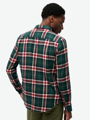Superdry Oregon Check Green Long Sleeve 100% Cotton Lumberjack Shirt - Image 14 of 15