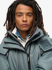 Superdry Stormy Blue Hooded Mtn Winbreaker Jacket - Image 2 of 3
