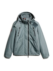 Superdry Stormy Blue Hooded Mtn Winbreaker Jacket - Image 3 of 3