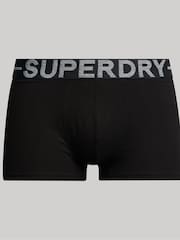 Superdry Black/Orange Black/Orange Boxers 3 Pack - Image 3 of 6