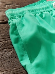 Aqua Green Palm Logo Essential Swim Shorts - Image 10 of 13
