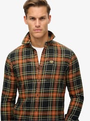 Negro a cuadros Bryce - Superdry Long Sleeve Lumberjack Shirt - Imagen 3 de 6
