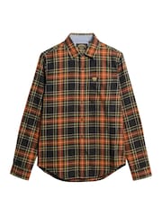 Negro a cuadros Bryce - Superdry Long Sleeve Lumberjack Shirt - Imagen 4 de 6