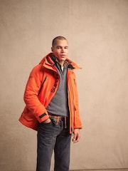 Superdry Flame Orange Hood Ultimate Emb Winbreaker Jacket - Image 1 of 11