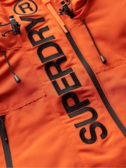 Superdry Flame Orange Hood Ultimate Emb Winbreaker Jacket - Image 11 of 11